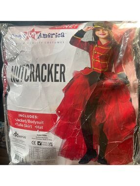 Dress Up America Kids Large Nutcracker Dress Costume (Size 12-14)